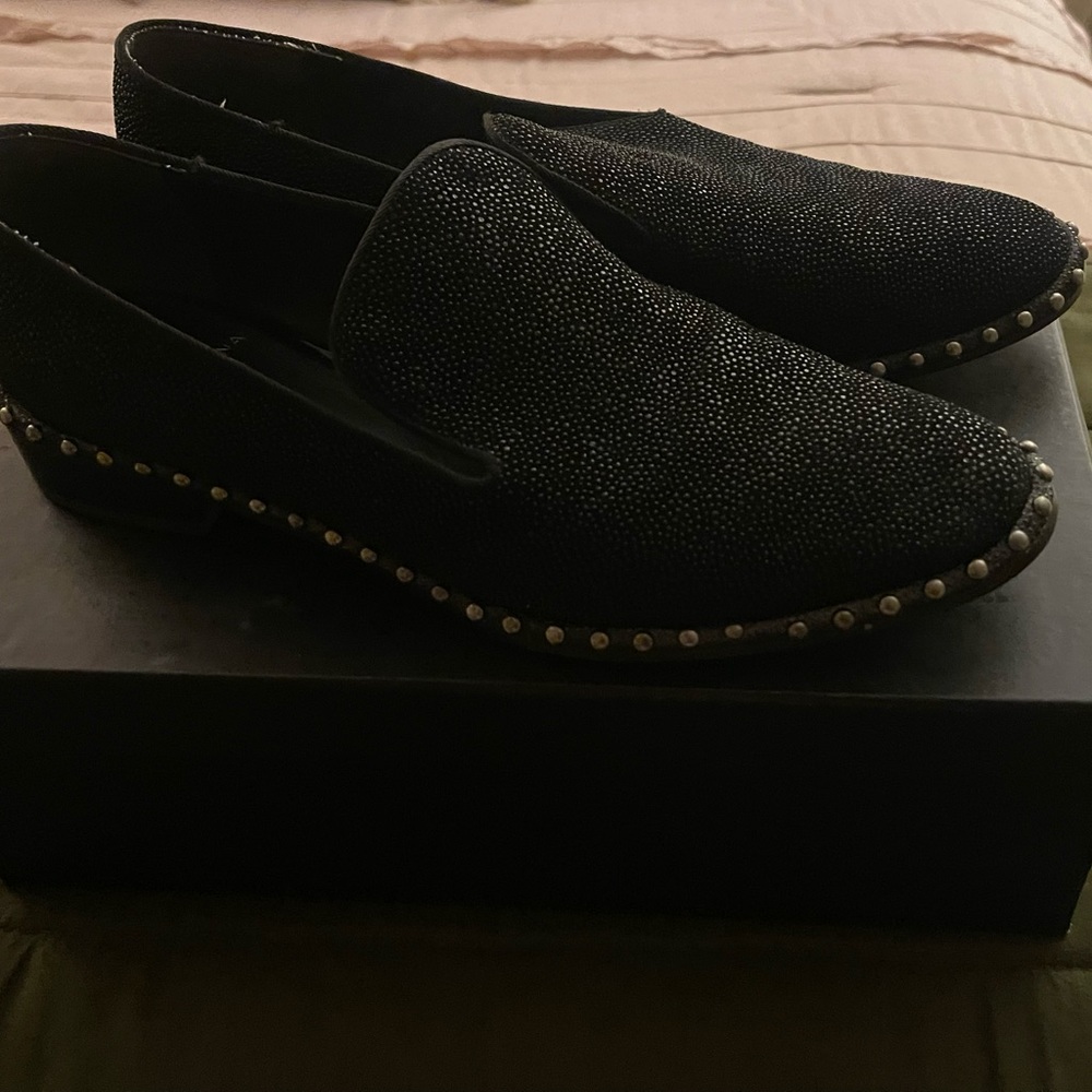 Adrianna Papel Black Shoes